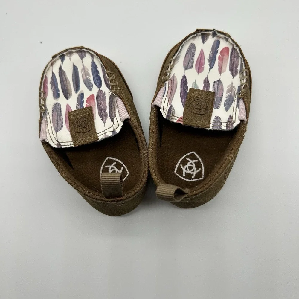 ARIAT Lil Stompers Anna Slip On Shoes Size 4 (9-12 Months) Cruiser Casual Girls